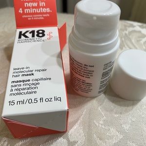 K18 BIOMIMETIC HAIRSCIENCE Mini size leave in molecular repair hair mask